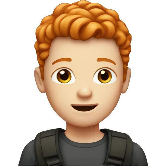 Ginger kid emoji