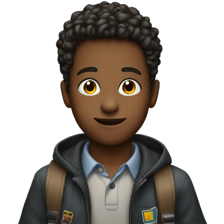 young school boy emoji