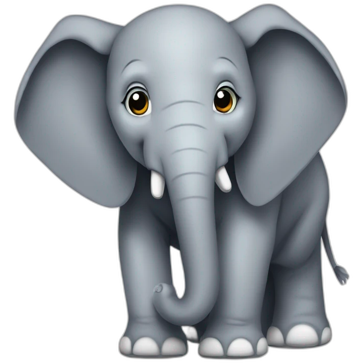 PHP elephant wishing it was javascript emoji