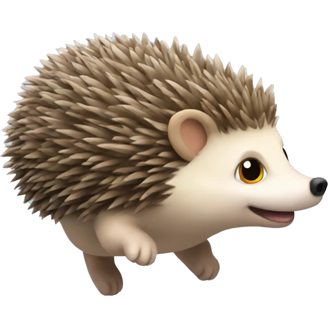 flying hedgehog emoji