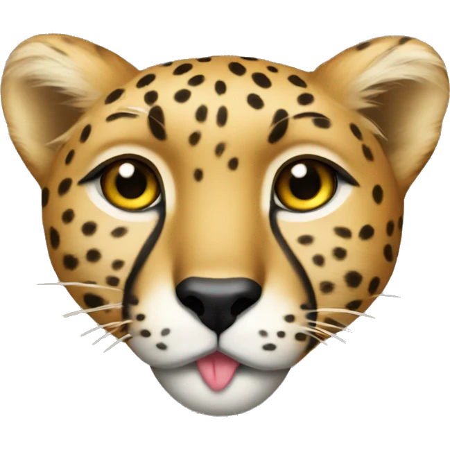 cheetah heart emoji