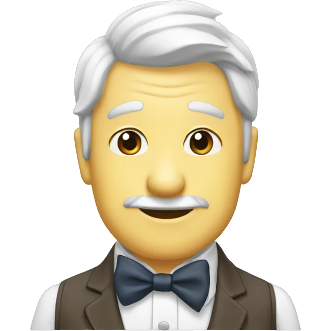 Noeud blanc coquet  emoji