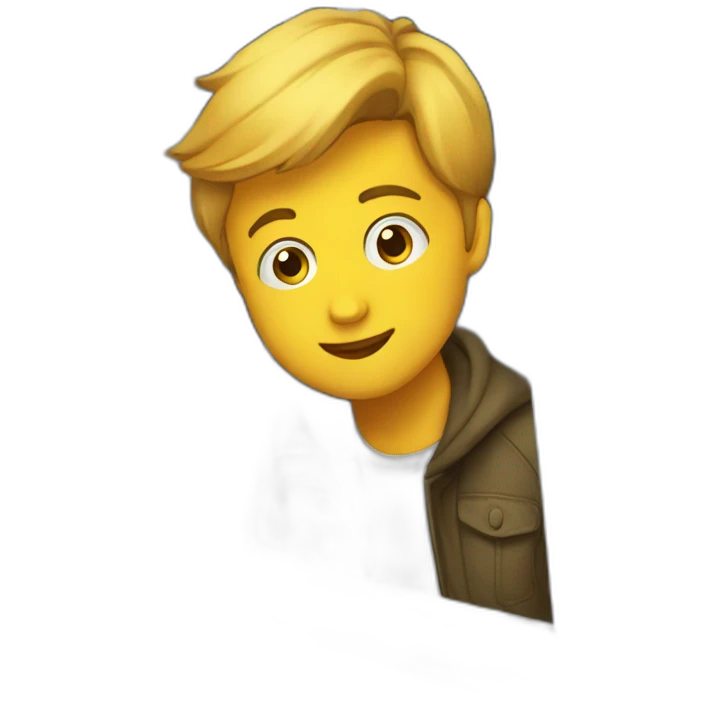 observando desde ventana emoji