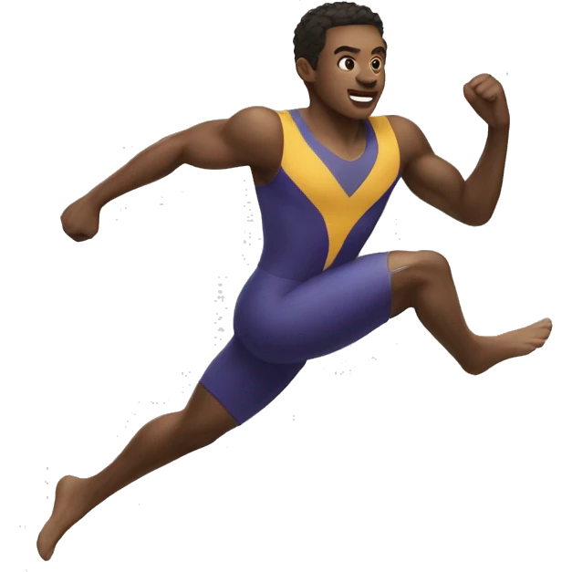 leap or sprint emoji