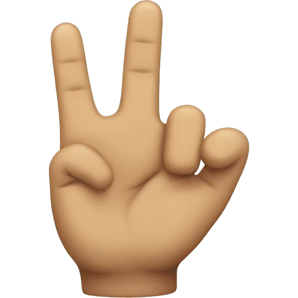 emoji with a hand up  emoji