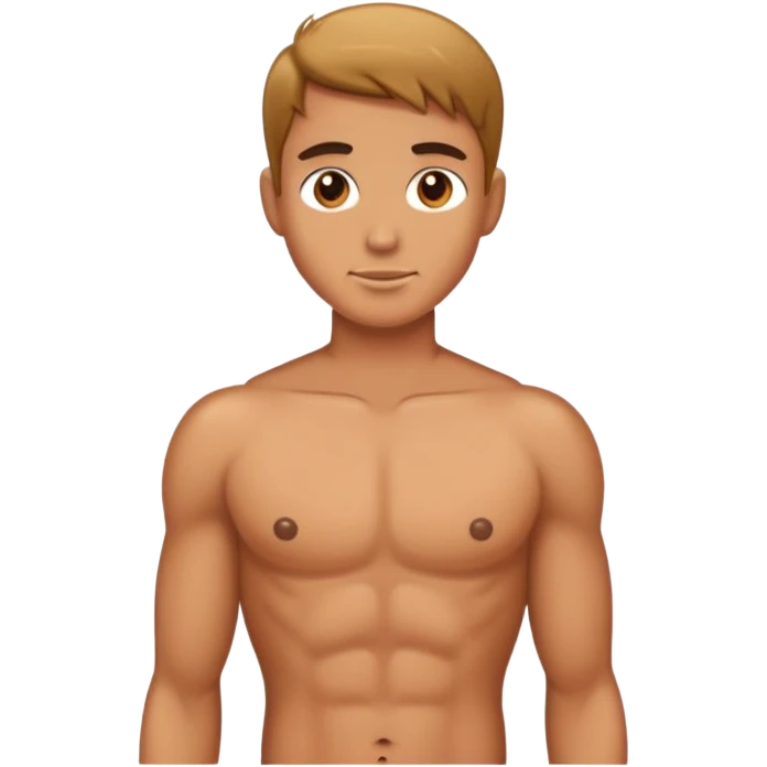 Bare chest emoji