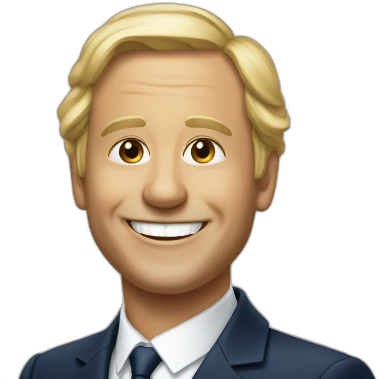 French président smile emoji