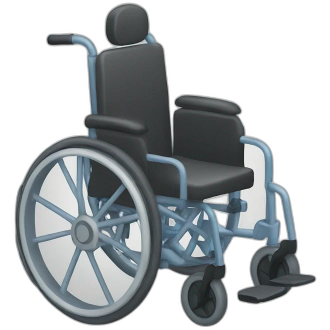 Wheelchair heart emoji