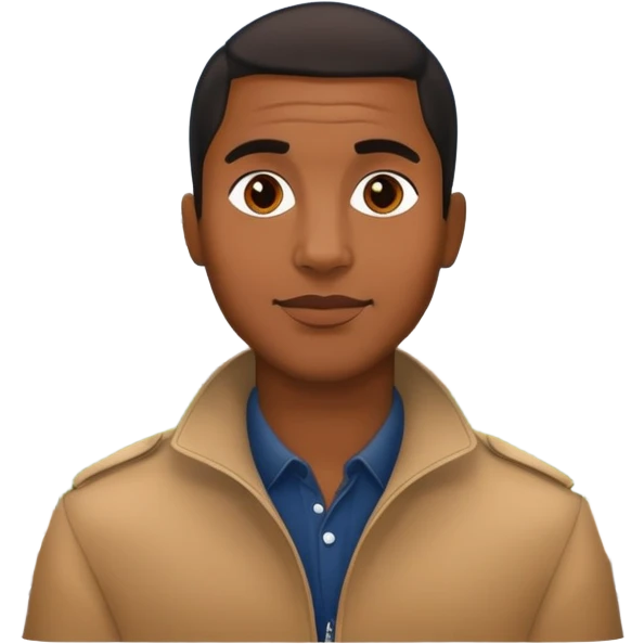 Black man in Paris  emoji