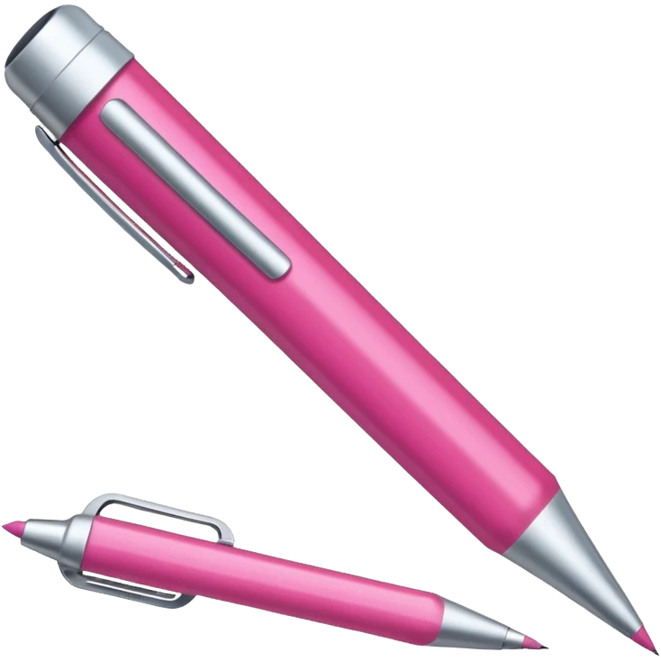 crée moi une feuille genre une liste avec un stylo de couleur dégradé rose foncé emoji