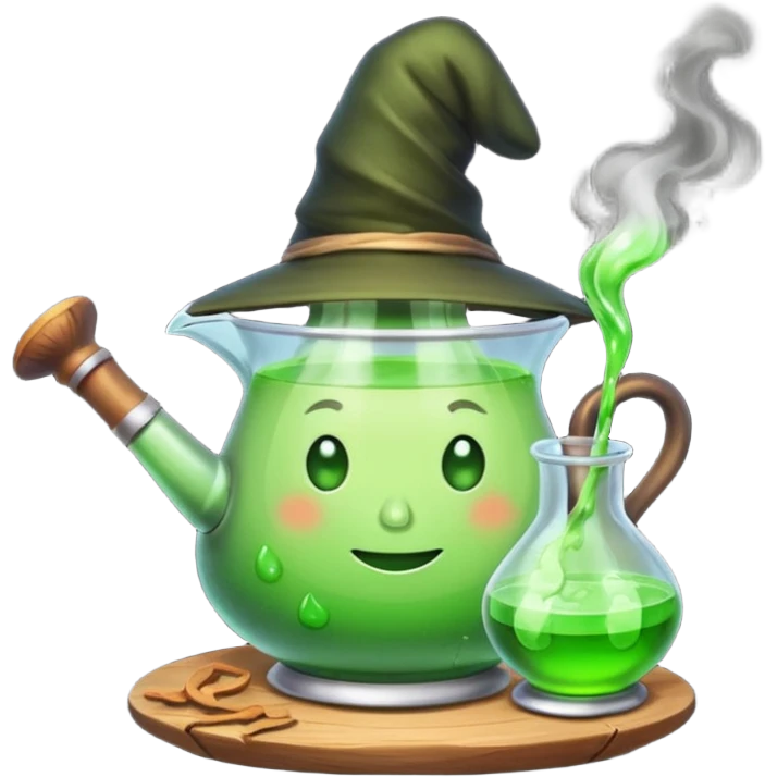 green witch cooking potion emoji