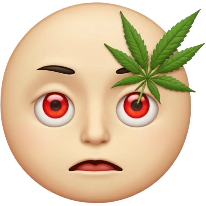 Emoji cansado mariguano emoji