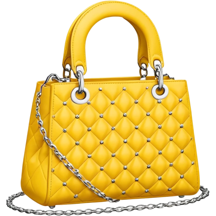 dior yellow bag emoji