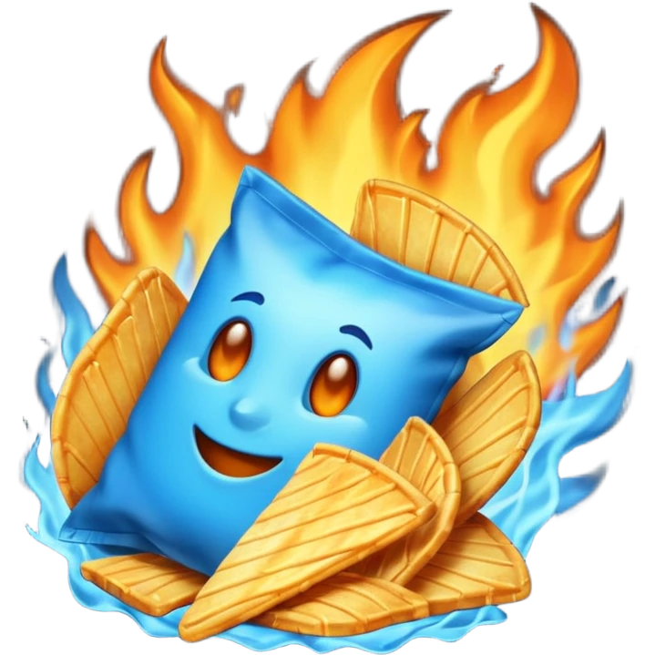 Chips blue names fire emoji
