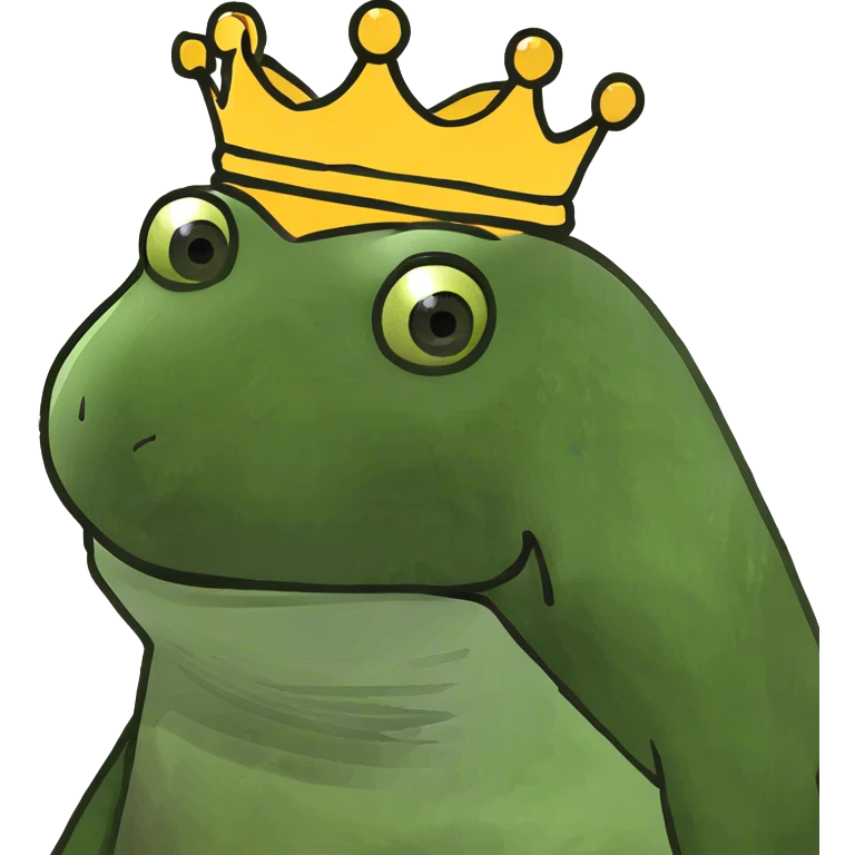 Wearing a crown emoji