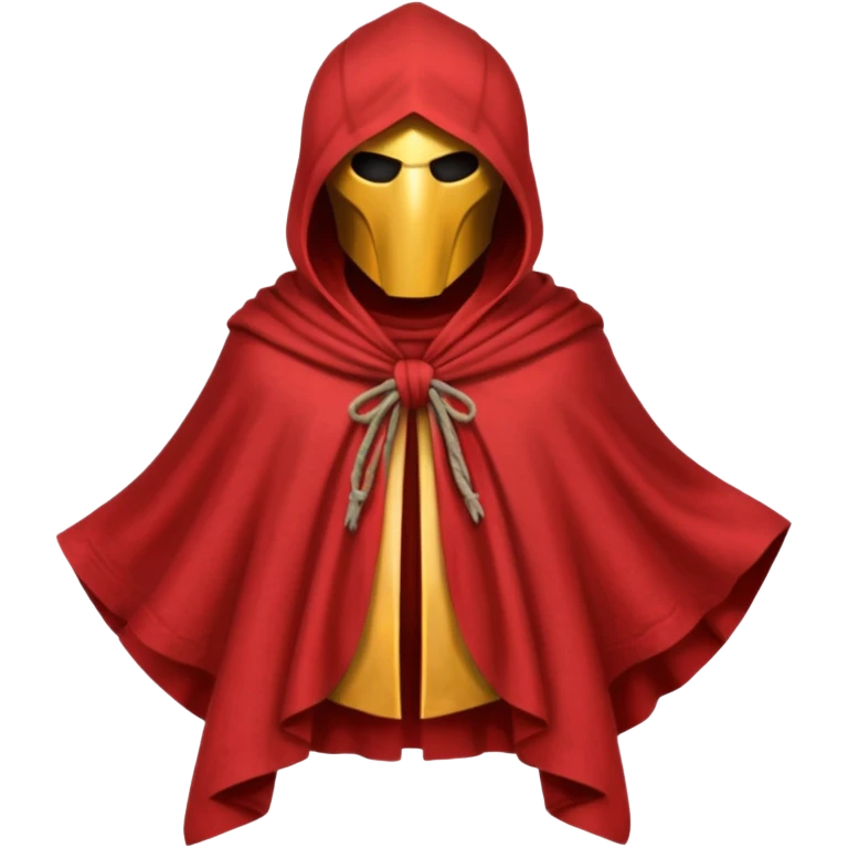 spartan cloak, red cloth tied emoji