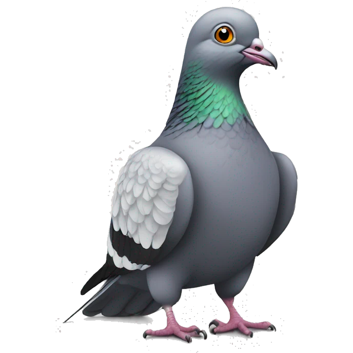 pigeons making a business deal emoji