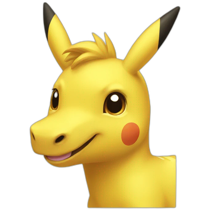 pikachu horse emoji
