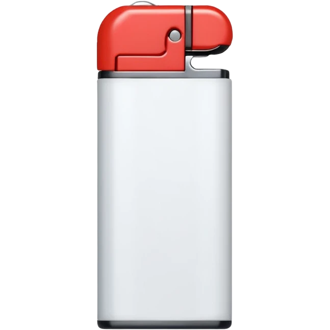 white lighter emoji