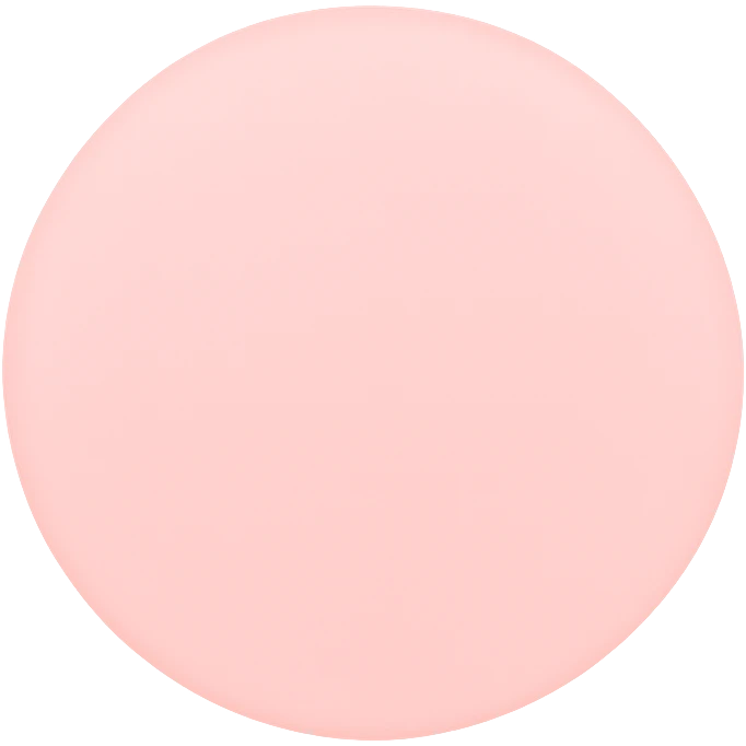 pastel pink circle, soft edges, icon style emoji