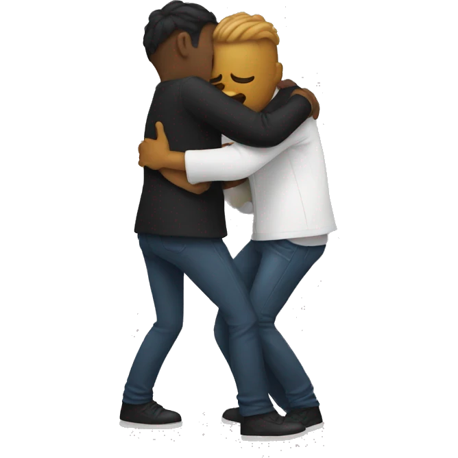 Musicians hugging emoji