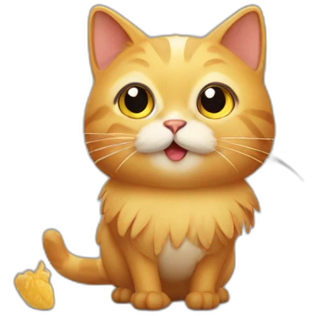 cat-chicken emoji