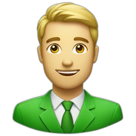 Fais moi un bouton validé de couleur vert emoji
