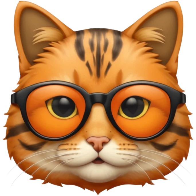 Cat wearing sunglasses emoji