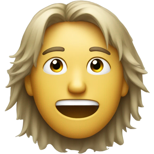 Crash out smile emoji