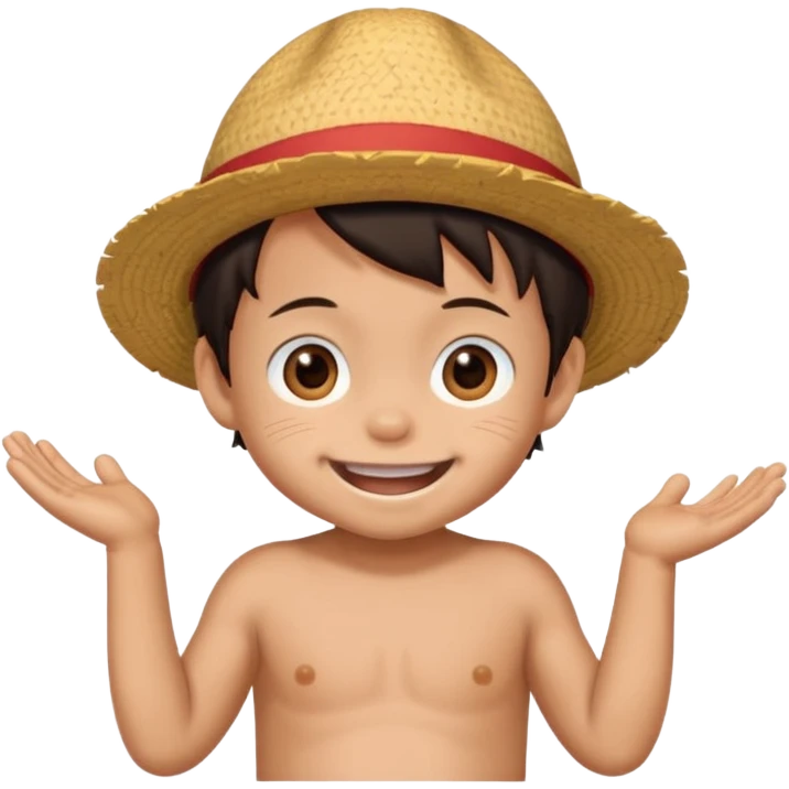 baby luffy emoji