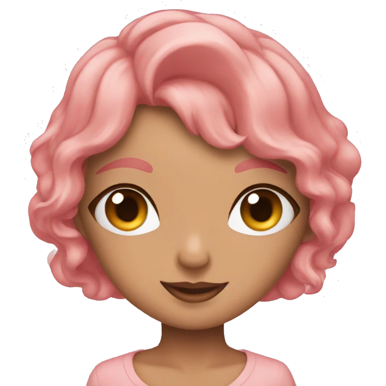 blush and hot emoji