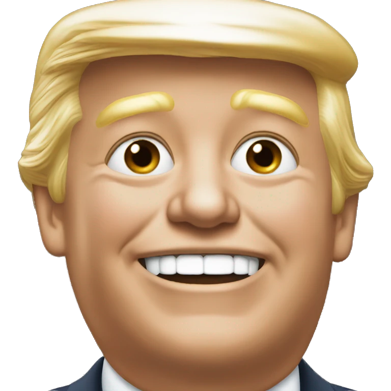 Happy trump emoji