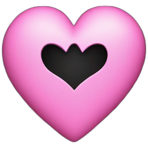 pink heart in a black spiderweb  emoji