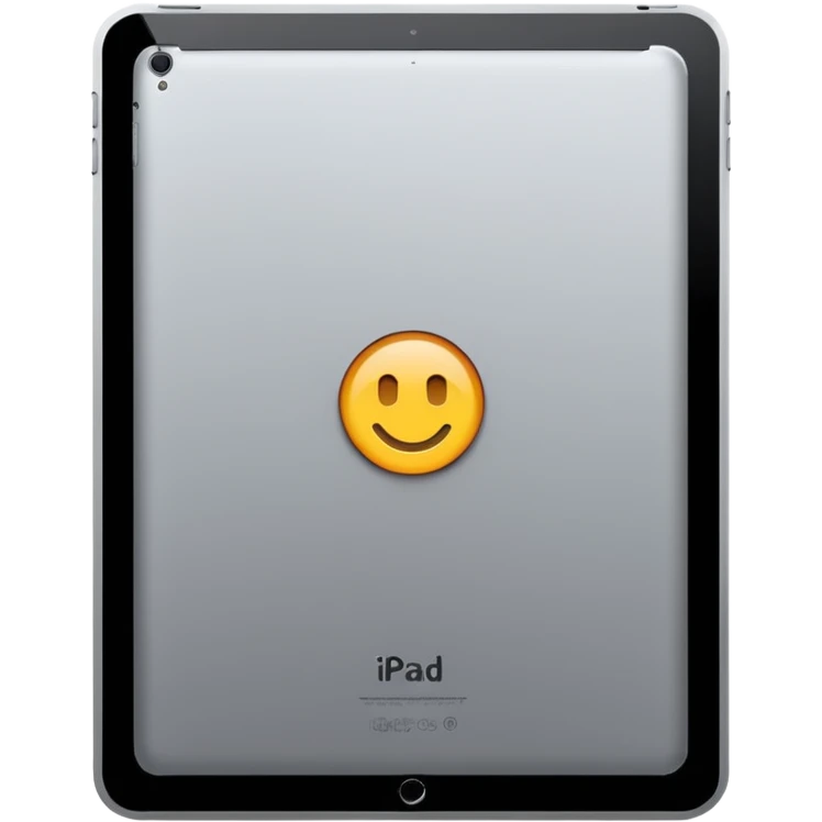 iPad 9 back no cellular  no flash light emoji