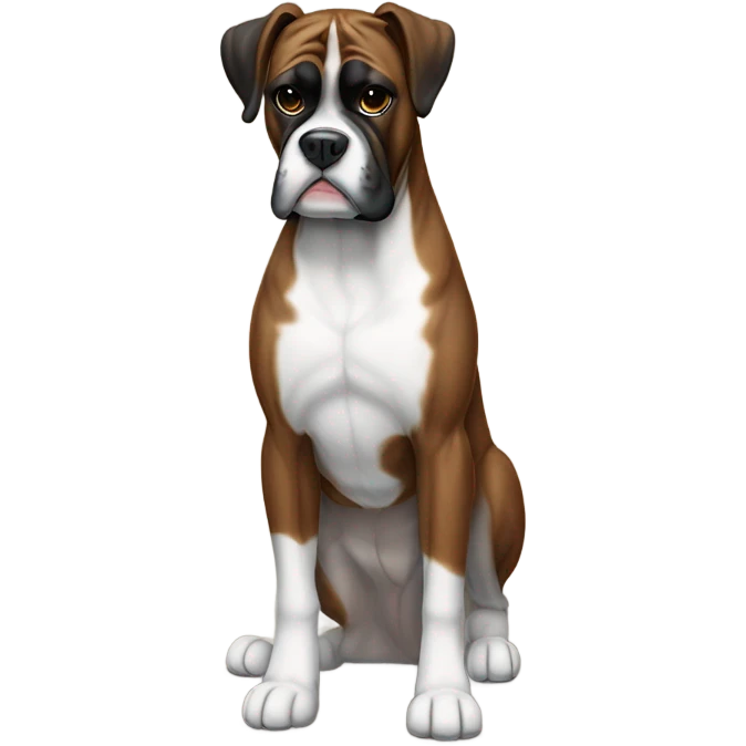 Brindle Boxer emoji
