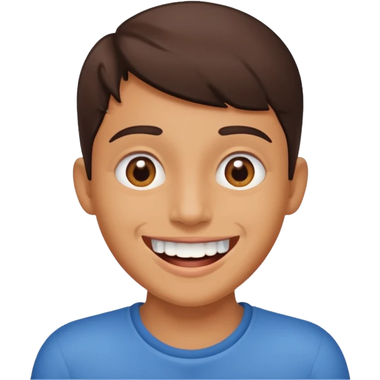 wide smile missing one tooth emoji