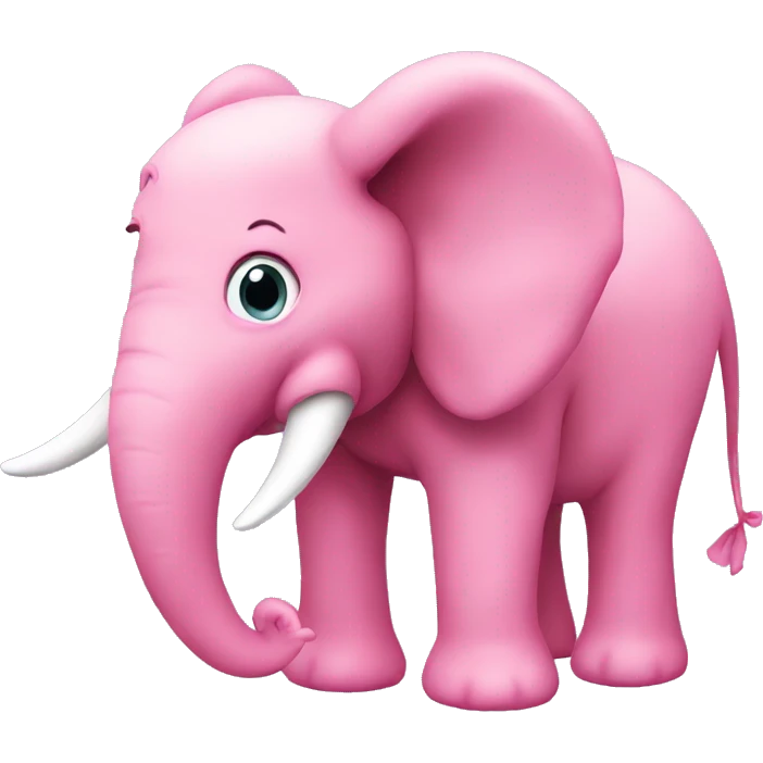 Pink elephant  emoji