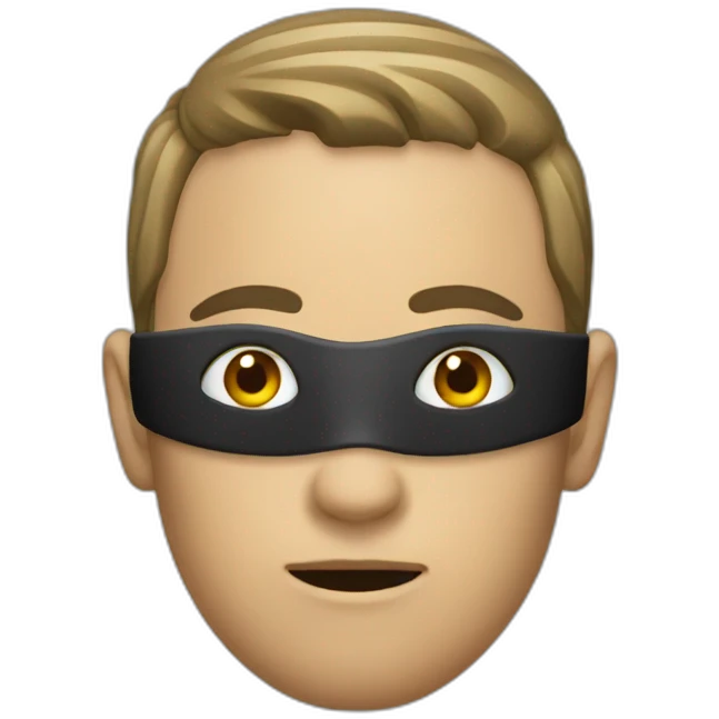 person that looks like a robber emoji