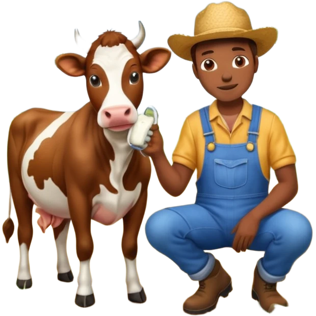 milking cows emoji