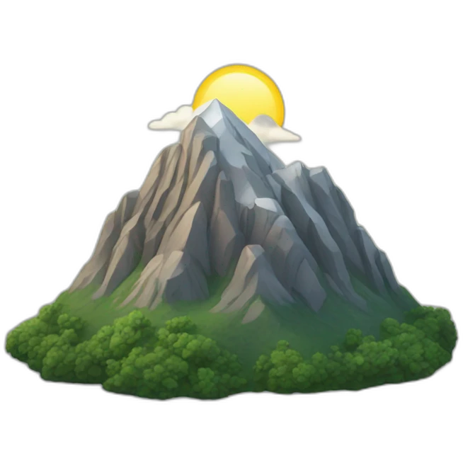 mountain peak emoji
