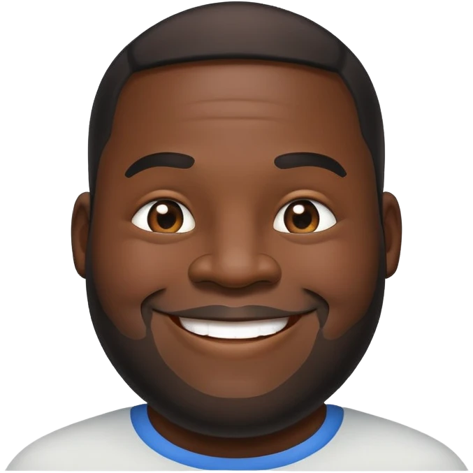 Big black man emoji