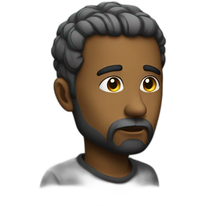 Deep thinker emoji