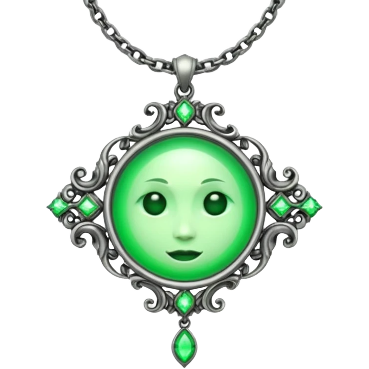 cursed necklace emoji