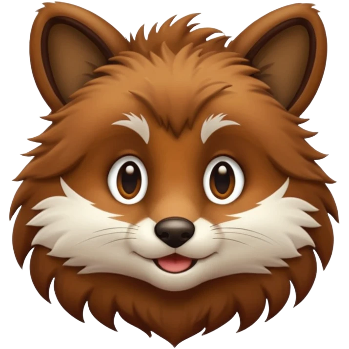 animal hanging with trees emoji