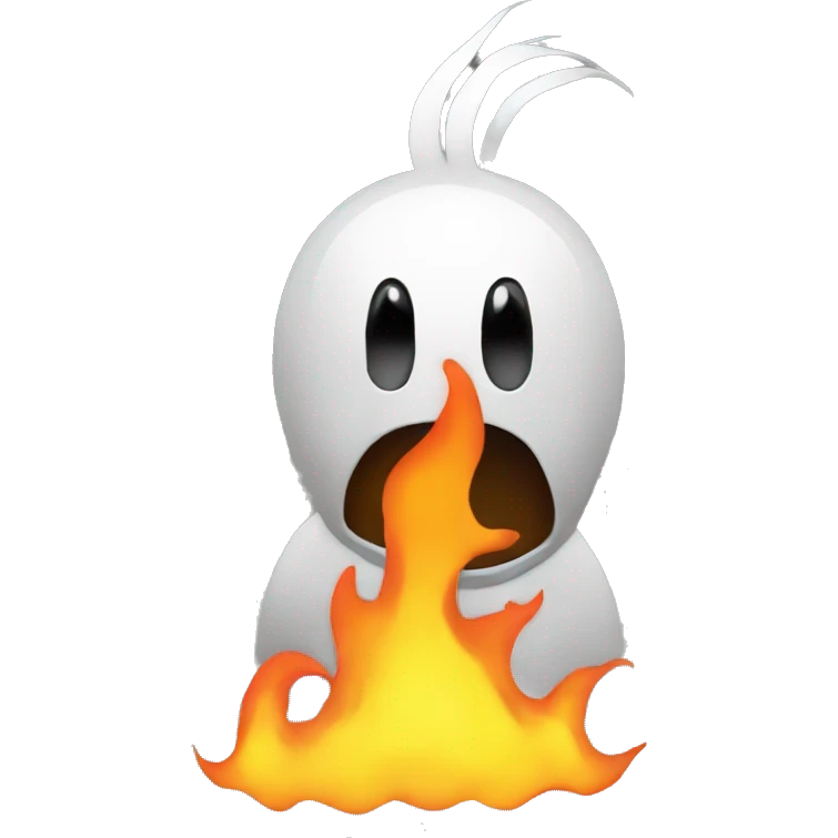 Linux on fire emoji