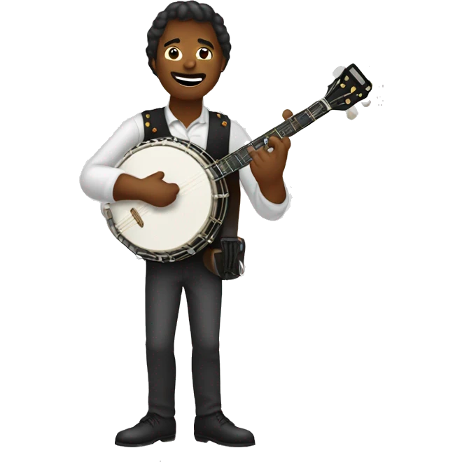 Banjo player emoji