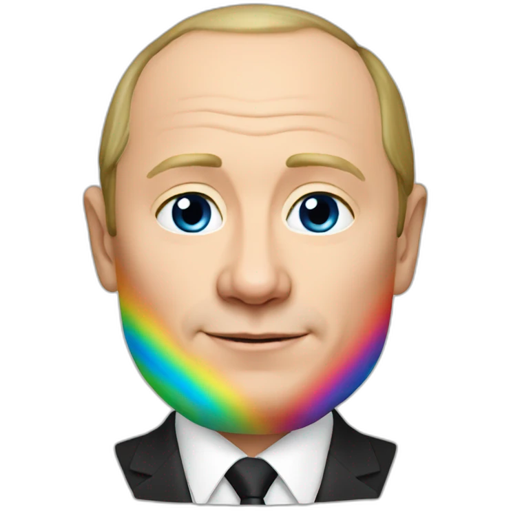 Putin-Rainbow emoji
