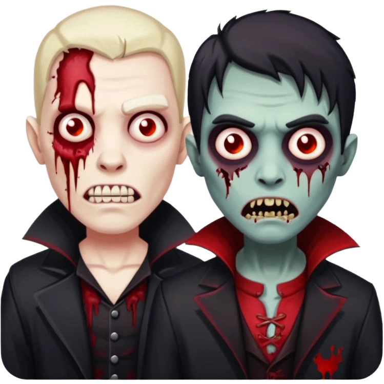 🧟‍♀️🧛🏻‍♀️ emoji