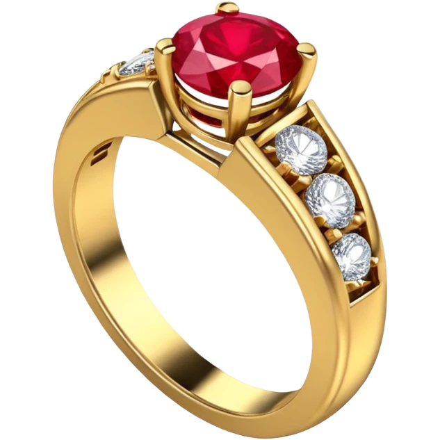 glitter rubi diamond married ring emoji