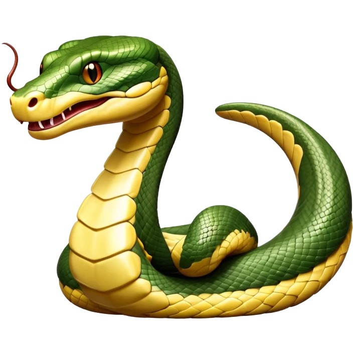 Strong snake thumbs up emoji